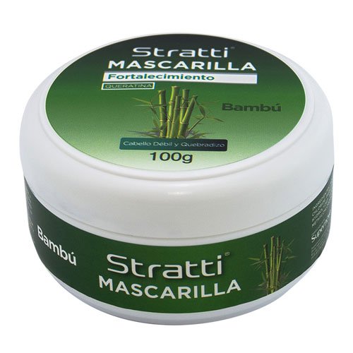 Mascarilla minitalla Stratti Bambú resistencia con keratina 100g