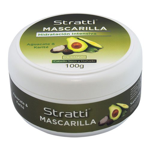 Mascarilla minitalla Stratti Aguacate reparación con keratina 100g