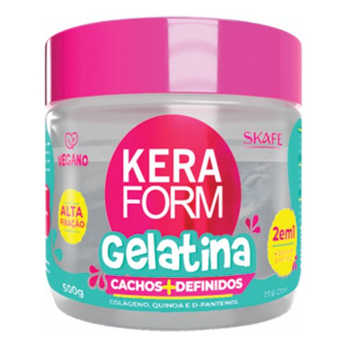 Gelatina de Colágeno Skafe Keraform Rizos Definidos 500g