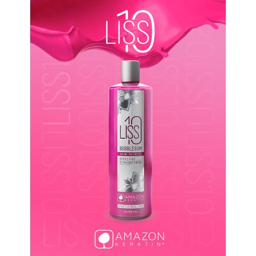 Alisado brasileño Amazon Keratin Liss 10 BubbleGum 946ml