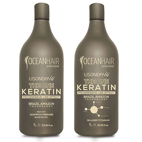 Kit Alisado Ocean Hair Lisonday orgánico 2x1L