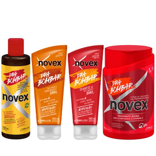 Pack Mantenimiento Novex Para Bombar 4 productos