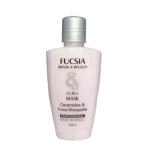 Mascarilla B&B Fucsia Ceramidas y Mosqueta Curly Low Poo 260ml