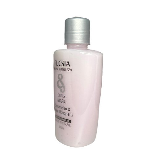 Mascarilla B&B Fucsia Ceramidas y Mosqueta Curly Low Poo 260ml