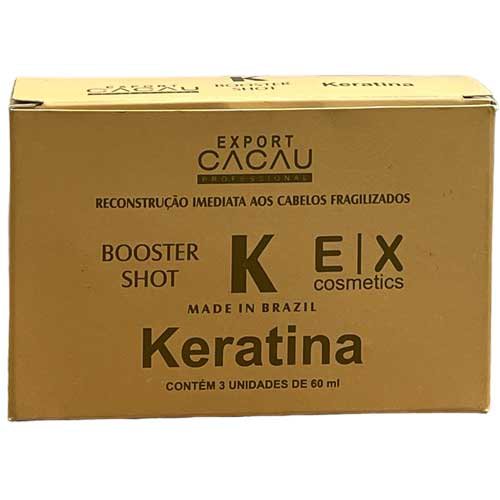 Kit Ampolla Export Cacau Reparación K Keratina 3x60ml