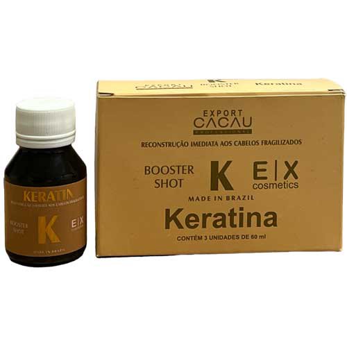 Kit Ampolla Export Cacau Reparación K Keratina 3x60ml