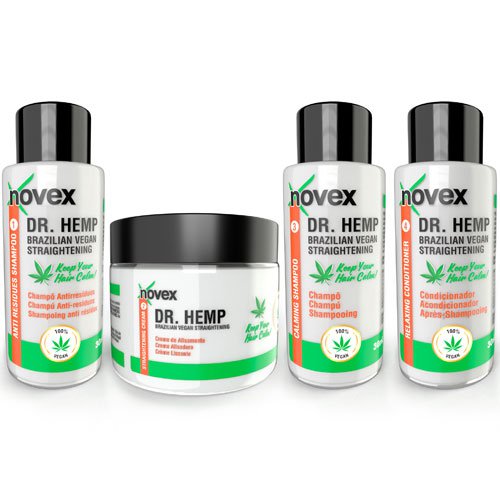 Kit Alisado Brasileño Novex Dr Hemp orgánico 240ml