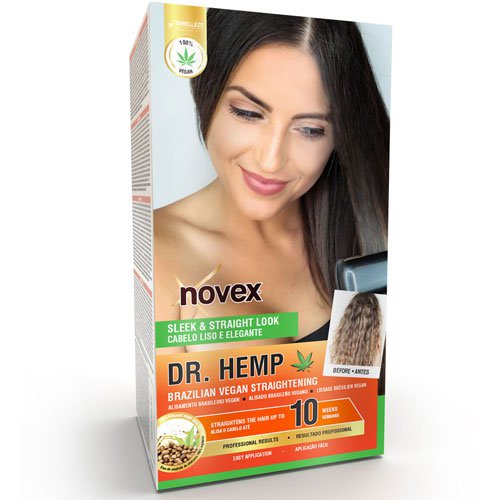 Kit Alisado Brasileño Novex Dr Hemp orgánico 240ml