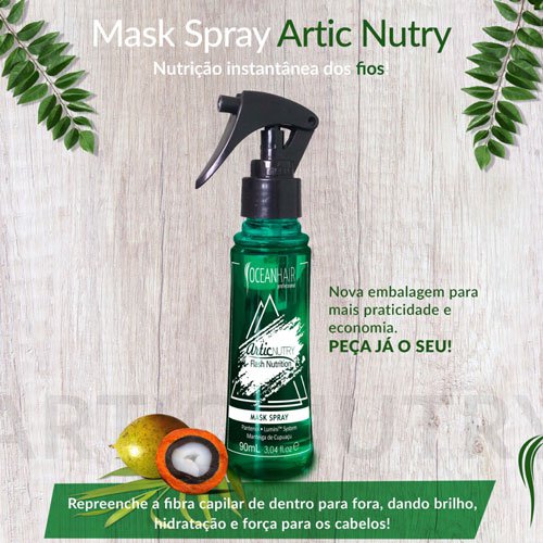 Botox capilar Ocean Hair Artic Nutry Mask espray 90ml