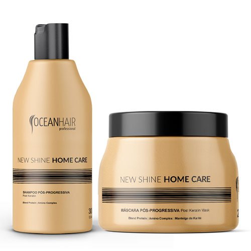 Pack Mantenimiento Ocean Hair New Shine Keratin Ácido Hialurónico 2 productos