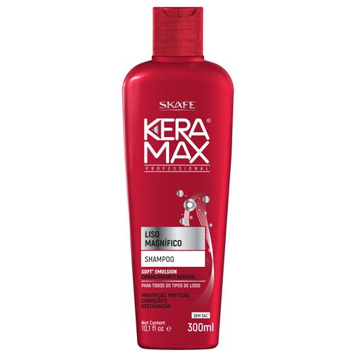 Champú Skafe Keramax Liso Magnífico sin sal 300ml