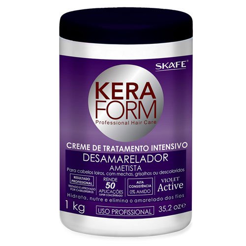 Mascarilla Profesional Skafe Keraform Amatista Matizadora 1Kg