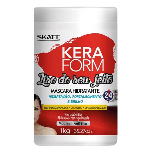 Mascarilla Profesional Skafe Keraform Liso a Tu Manera 1Kg