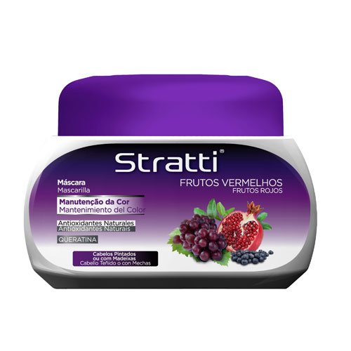 Mascarilla Stratti Frutos Rojos con Keratina 550g