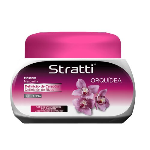 Mascarilla Stratti Orquídea Rizos con Keratina 550g