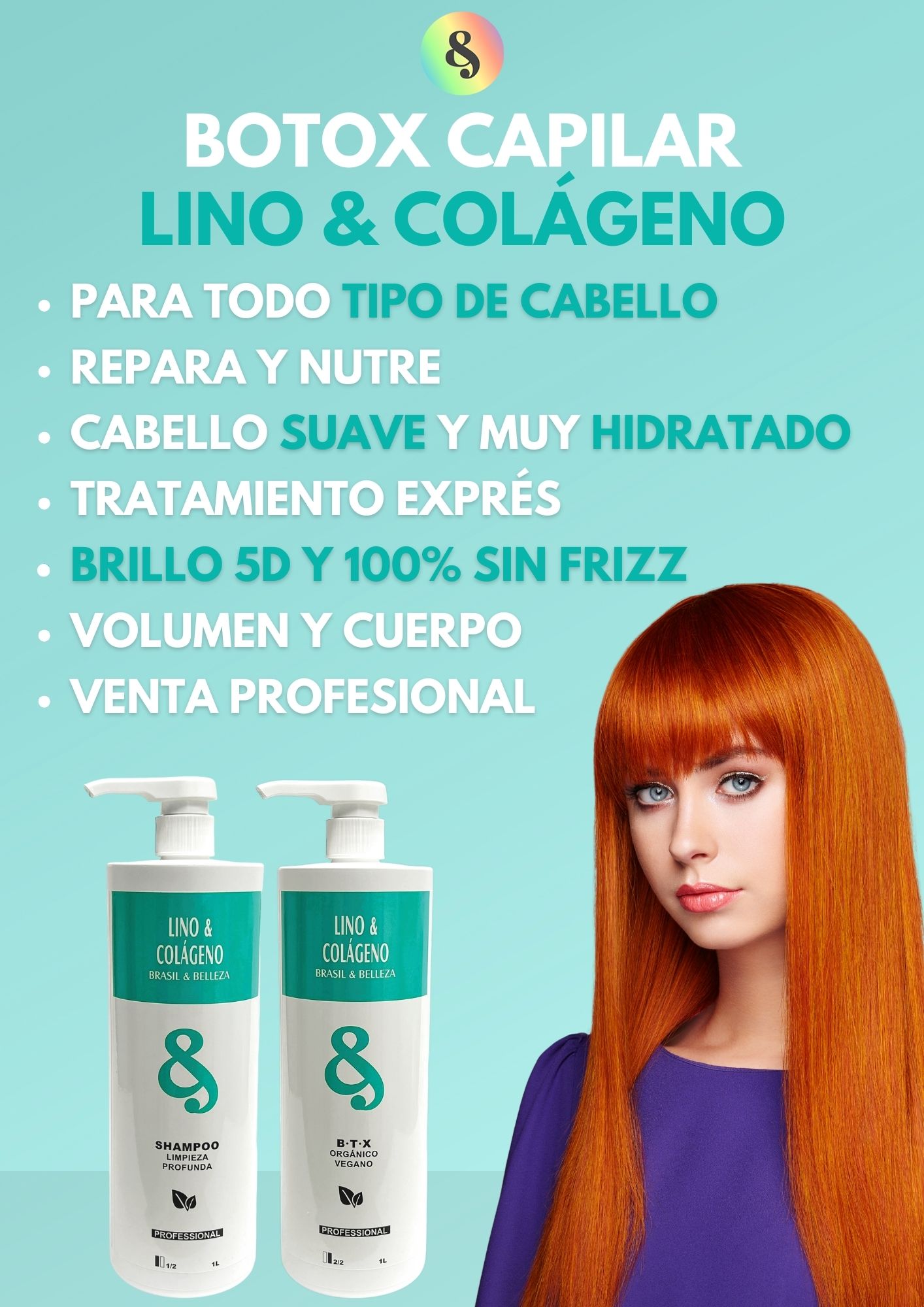 Kit Botox Vegano Lino y Colágeno