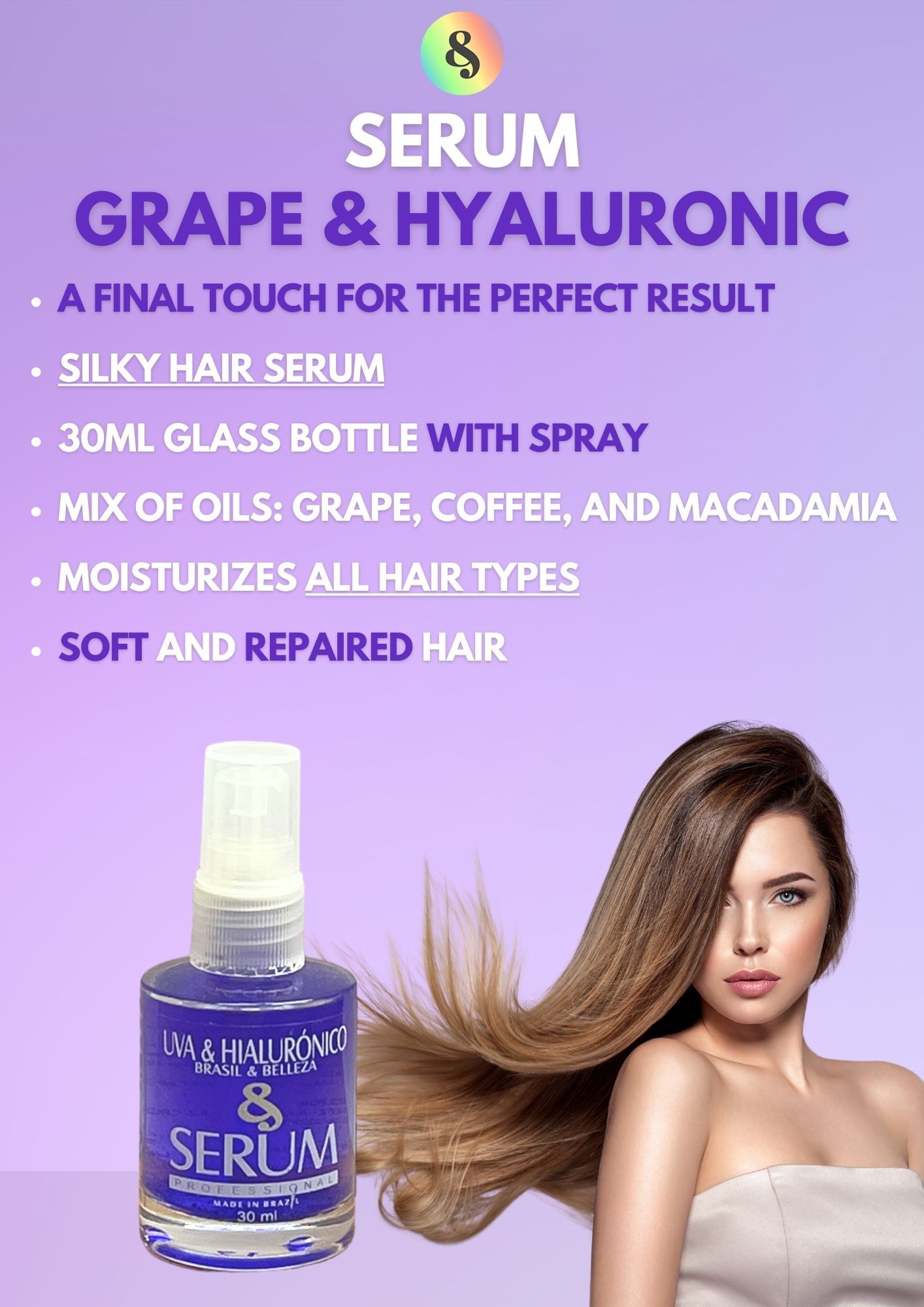 Serum B&B Grape and Hyaluronic Shine Finisher 30ml