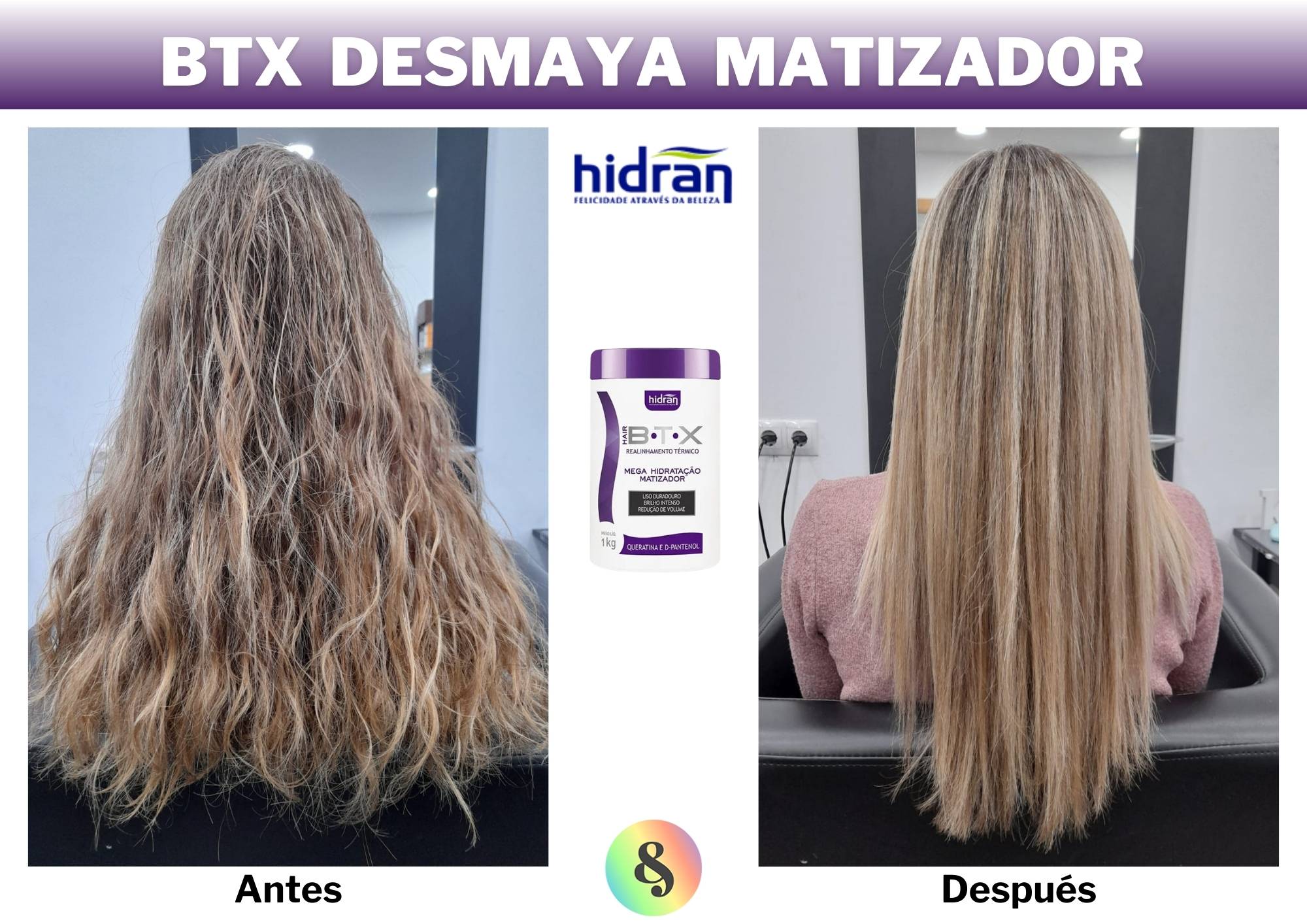 Botox capilar Hidran BTX Desmaya Cabello Keratina