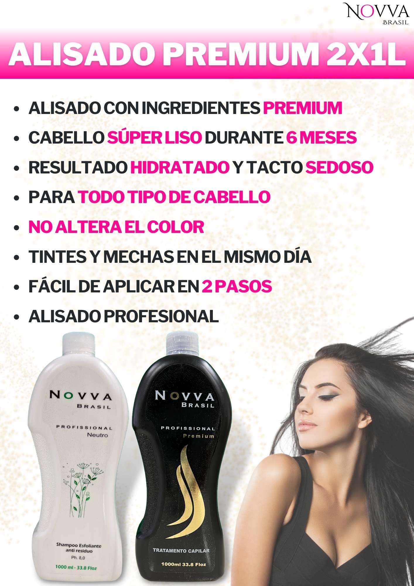 Kit Alisado de Keratina B&B Uva y Hialurónico 2x1L