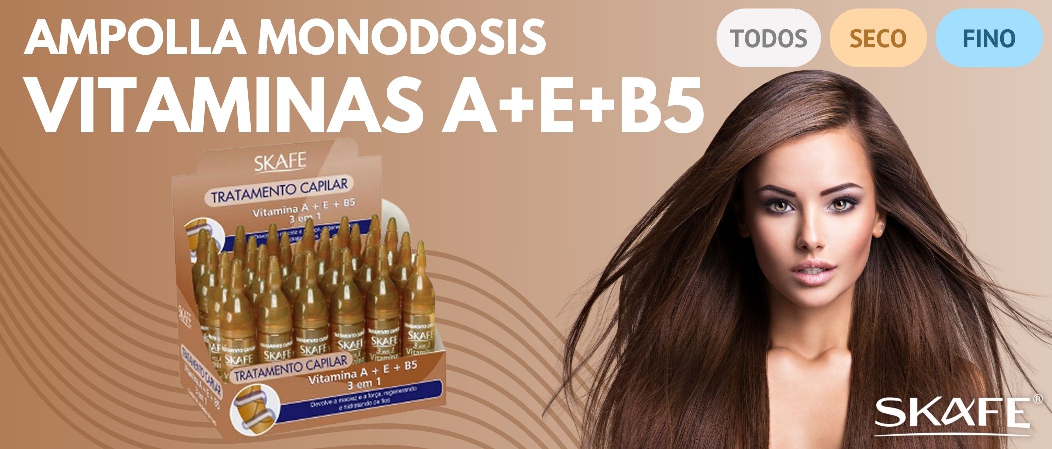 Ampolla Monodosis Skafe Vitaminas A+E+B5 10ml