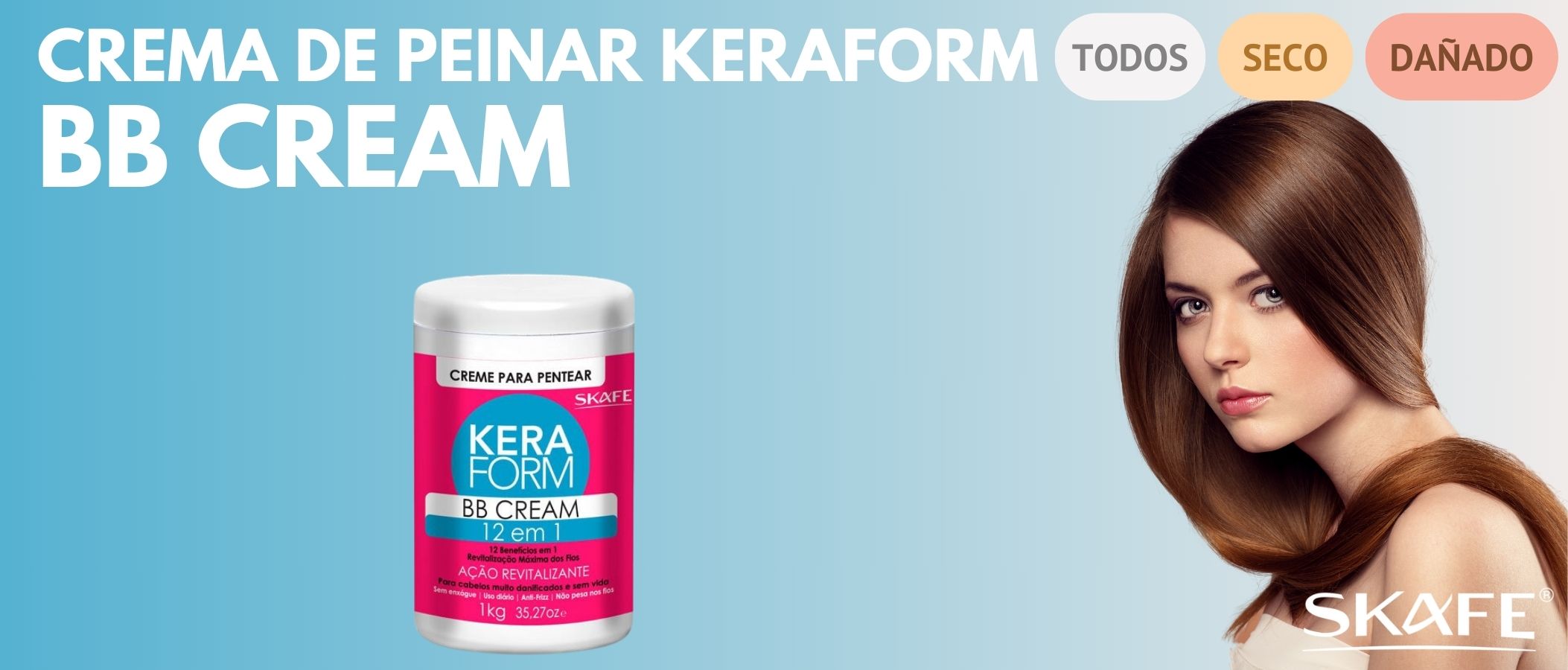 Crema de Peinar Skafe Keraform BB Cream