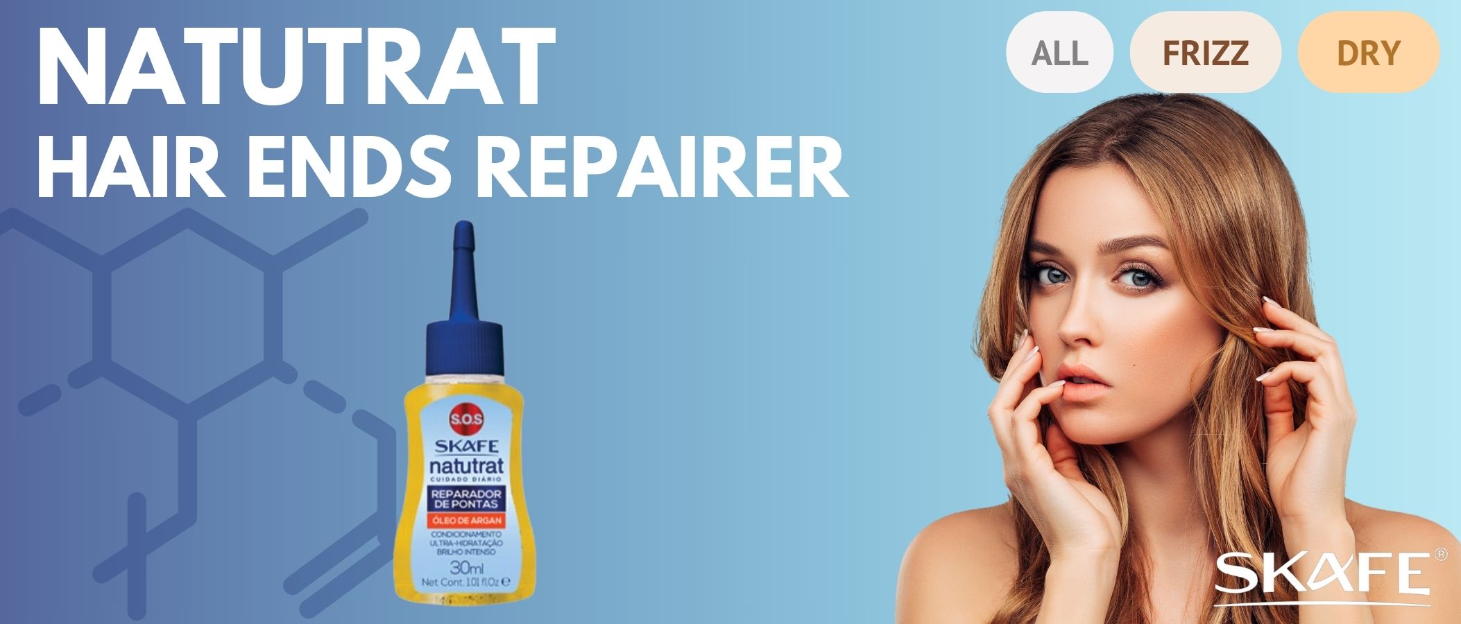 Reparador de Puntas Skafe Natutrat Aceite de Argán 30ml